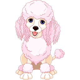 Pretty Poodle Emoticon